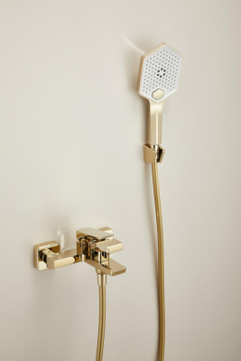 Смеситель для ванны HAIBA золотой (HB60726-5) фото в интернет-магазине Русалия