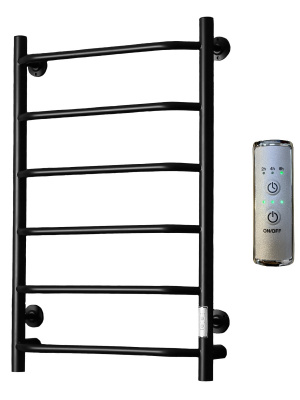 Полотенцесушитель электрический Пэк сп 6 80х50 черный ВГП Тругор фото в интернет-магазине Русалия