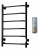 Полотенцесушитель электрический Пэк сп 6 80х50 черный ВГП Тругор фото в интернет-магазине Русалия