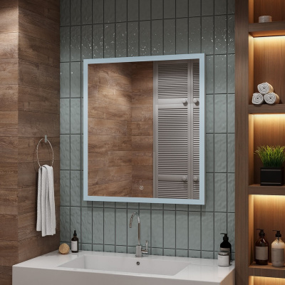 Зеркало с подсветкой Sevilla 800х900 ЗЛП549 Continent фото в интернет-магазине Русалия