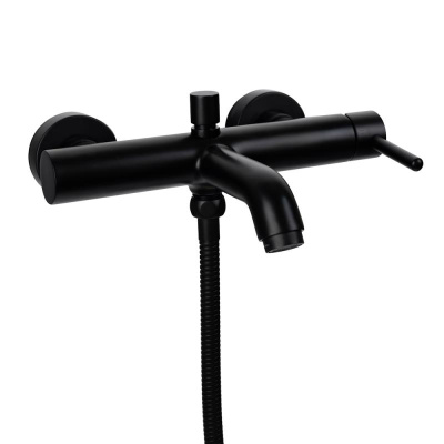 Смеситель для ванны FILARETE Roun FL2120BL, черный фото в интернет-магазине Русалия