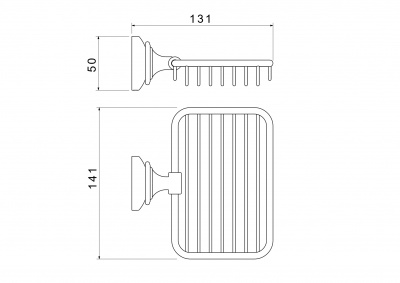 Мыльница решетка AQUATEK AQ4533CR КЛАССИК фото в интернет-магазине Русалия