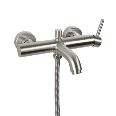 Смеситель для ванны FILARETE Roun FL2120NK, никель фото в интернет-магазине Русалия