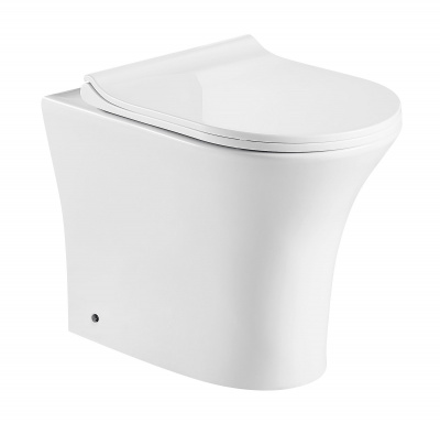 Унитаз BERNINA F приставной безободковый Ceruttispa CT7842 (520х340х400) фото в интернет-магазине Русалия