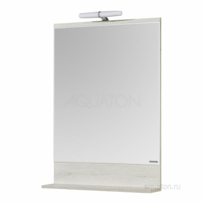Зеркало AQUATON Бекка PRO 60 дуб сомерсет 1A214302BAC20 фото в интернет-магазине Русалия