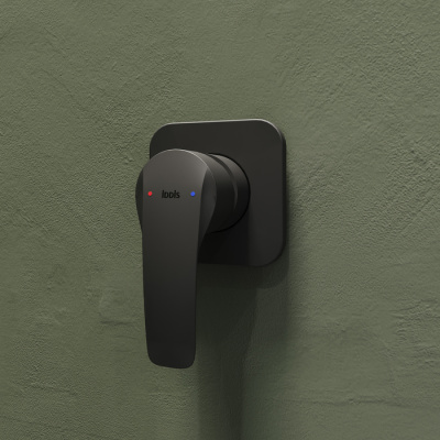 Встраиваемый смеситель с одним выходом IDDIS Ray черный матовый (RAYBL00i66) фото в интернет-магазине Русалия