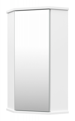 Зеркальный шкаф Лилия 34 подвесной универсальный угловой Э-Лил08034-014бф Misty фото в интернет-магазине Русалия