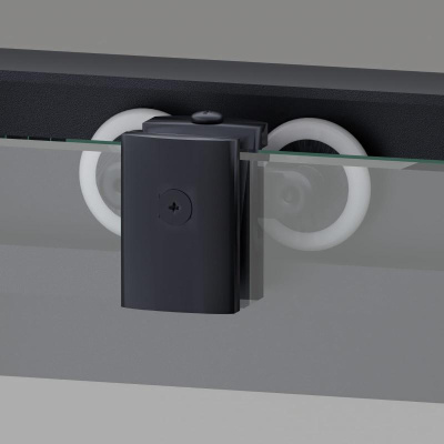 Душевая дверь RGW PA-016B 1300, стекло прозрачное, профиль черный фото в интернет-магазине Русалия