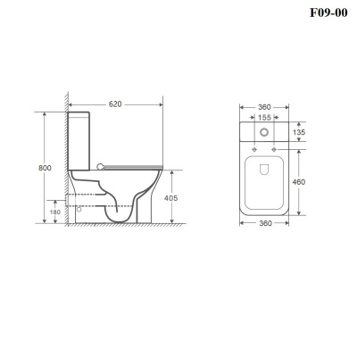 BOND F09-00 Унитаз напольный безободковый с сиденьем микролифт фото в интернет-магазине Русалия