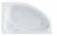 Ванна акриловая Эдера 170х110 R 1WH111994 ПРАВАЯ Santek