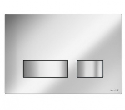 Клавиша смыва Movi хром матовый BU-MOV/Cm Cersanit фото в интернет-магазине Русалия