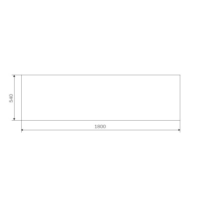 W93A-180-070W-P Gem, панель фронтальная 180x70/180x80 фото в интернет-магазине Русалия