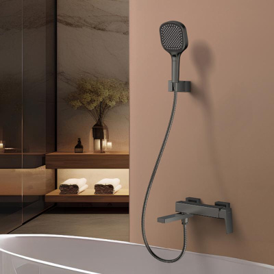 Смеситель для ванны Raglo R30.30.09, графит фото в интернет-магазине Русалия