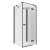 Душевое ограждение NEW TRENDY REFLEXA BLACK R 120x80x200 EXK-5048 (черный) фото в интернет-магазине Русалия Душевое ограждение NEW TRENDY REFLEXA BLACK R 120x80x200 EXK-5048 (черный) фото в интернет-магазине Русалия