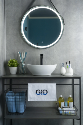 Раковина накладная овальная N9138 GID фото в интернет-магазине Русалия