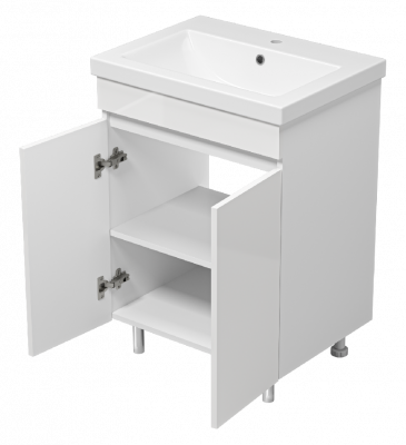 Тумба Енисей 60 с раковиной Cersanit Como 60 Misty фото в интернет-магазине Русалия