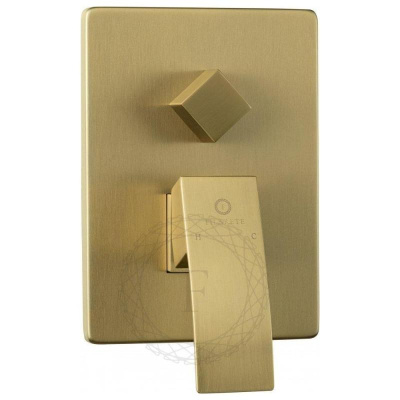 Душевая система встраиваемая FILARETE Waterfall FL1012MG, матовое золото фото в интернет-магазине Русалия