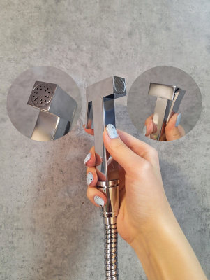 Встраиваемый гигиенический душ AltroBagno BM 060120 Cr AltroBagnoBM060120Cr фото в интернет-магазине Русалия