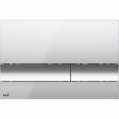 Клавиша смыва M1721 хром Alcaplast фото в интернет-магазине Русалия