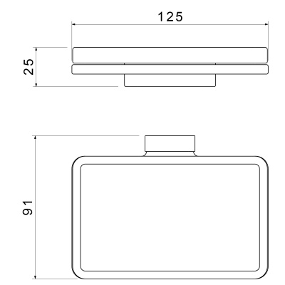 Мыльница Timo Torne золото матовое (43022/17) фото в интернет-магазине Русалия