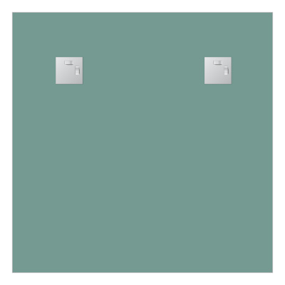 Зеркало настенное с фацетом Standard EVOFORM 70x70 см, BY 0215 фото в интернет-магазине Русалия