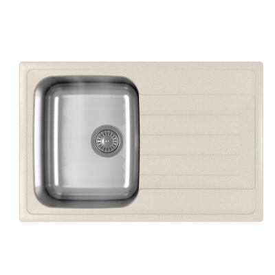 Кухонная мойка Dr. Gans ДУЭТ 26.120.B0760.403, латте фото в интернет-магазине Русалия