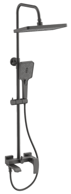 Душевая система BELZ оружейная сталь (B24507-3) фото в интернет-магазине Русалия