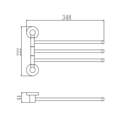 Полотенцедержатель Savol S-005603, сатин фото в интернет-магазине Русалия