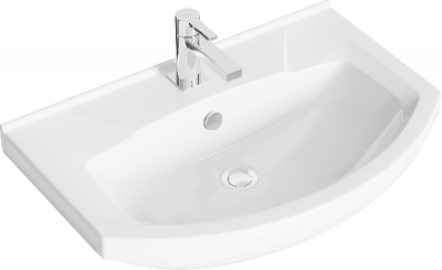 Подвесная тумба 65  Rodos белый ROD01061 + умывальник Элеганс 650 4620008192475 Aqwella фото в интернет-магазине Русалия