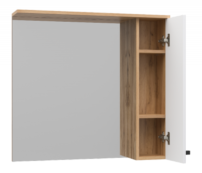 Зеркальный шкаф Крафт 80 правый П-Кра-02080-011П Misty фото в интернет-магазине Русалия