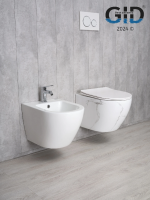 Унитаз подвесной Gid Ws2198 (СС) 62228Y под камень глянцевый 49x36x35.5 фото в интернет-магазине Русалия