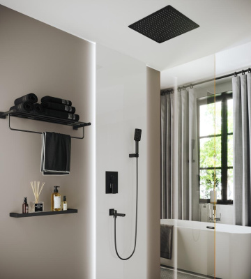 Душевая система встроенная Timo Selene (SX-2039/03SM) черный фото в интернет-магазине Русалия