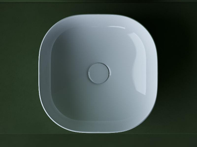 Умывальник чаша накладная квадратная Element 380*380*150мм CN5032 Ceramica Nova фото в интернет-магазине Русалия