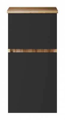 Шкаф Ива 40 подвесной универсальный (графит) П-Ива05040-48 Misty фото в интернет-магазине Русалия