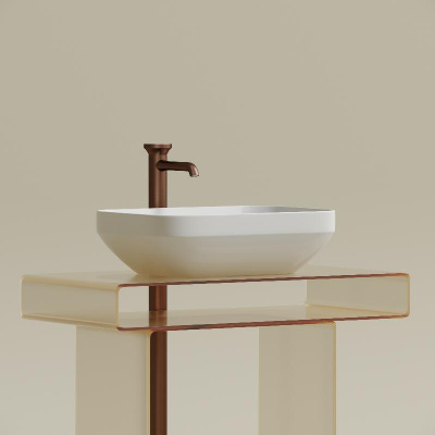 Умывальник чаша накладная прямоугольная Element 500*359*145мм CN6055 Ceramica Nova фото в интернет-магазине Русалия