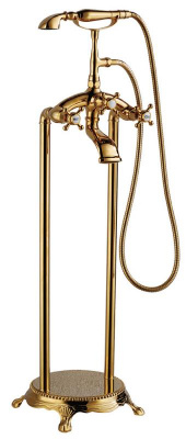 Смеситель ABBER Klassik AF8415G напольный, золото фото в интернет-магазине Русалия