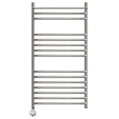 Полотенцесушитель электрический Point Альфа PN05150SPE П14 500x1000 с полкой левый/правый, хром фото в интернет-магазине Русалия