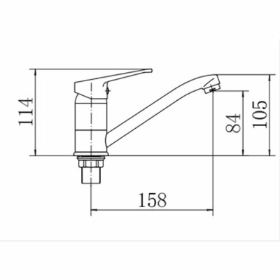 Смеситель для кухни FASHUN (A4513-2) фото в интернет-магазине Русалия
