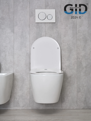 Унитаз подвесной Gid Tr2198 61107Y белый 49x36x35.5 фото в интернет-магазине Русалия