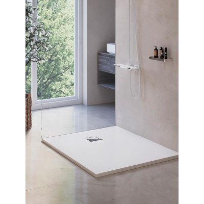 Каменный душевой поддон прямоугольный RGW ST-W Белый  700x1200 фото в интернет-магазине Русалия