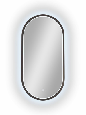 Зеркало с подсветкой Delia Grey 400х800 двойная посветка на один сенсор (внутренняя и внешняя) ЗЛП3824 Continent фото в интернет-магазине Русалия