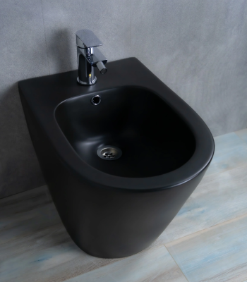 Биде напольное Gid BDN-30BM 21105 черный матовый 51.5x36.5x43 фото в интернет-магазине Русалия