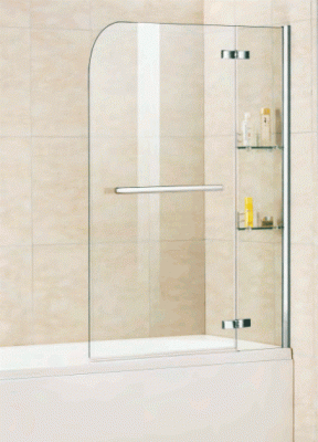 Шторка на ванну 100 см 100D2AK-100 WW100 WeltWasser фото в интернет-магазине Русалия