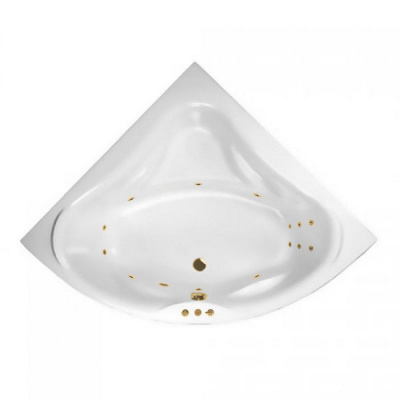 Гидромассажная ванна EXCELLENT Konsul 150x150 "SMART" (золото) WAEX.KON15.SMART.GL фото в интернет-магазине Русалия