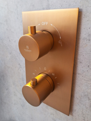 Душевая система с термостатом AltroBagno Unione 040410 BC AltroBagnoUnione040410BC фото в интернет-магазине Русалия