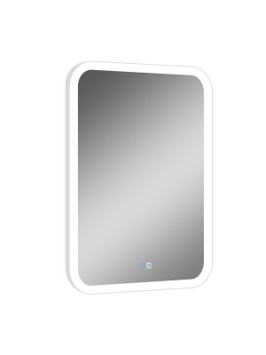 Зеркало с подсветкой Glamour 500x700 антизапотевание ЗЛП490 Continent фото в интернет-магазине Русалия