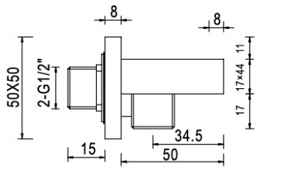 Шланговое подсоединение SP-182 RGW фото в интернет-магазине Русалия