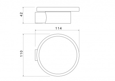 Мыльница AQUATEK, матовый черный AQ4403MB ЛИРА фото в интернет-магазине Русалия