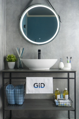 Раковина накладная овальная Simple-N N9021 GID фото в интернет-магазине Русалия