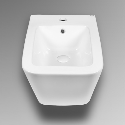 BOND F04-20 Биде подвесное прямоугольное белое с переливом фото в интернет-магазине Русалия